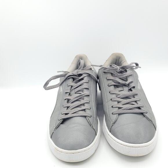 Puma basket silver  reflective low top  358637 01 men\'s size 13